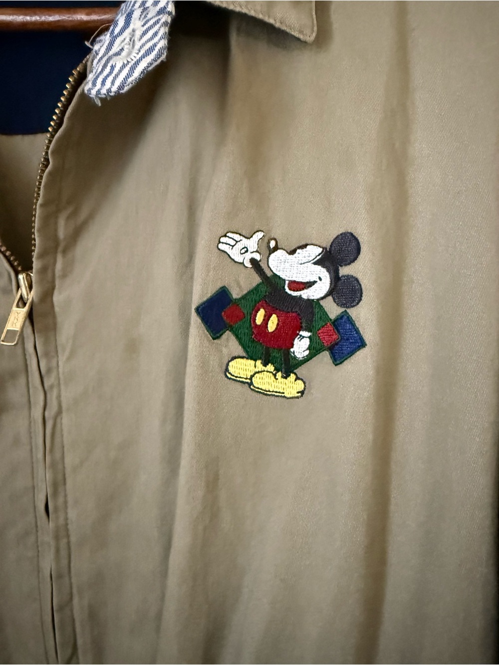 Vintage 1990’s Mickey, Inc. Men’s Khaki Jacket Size Large